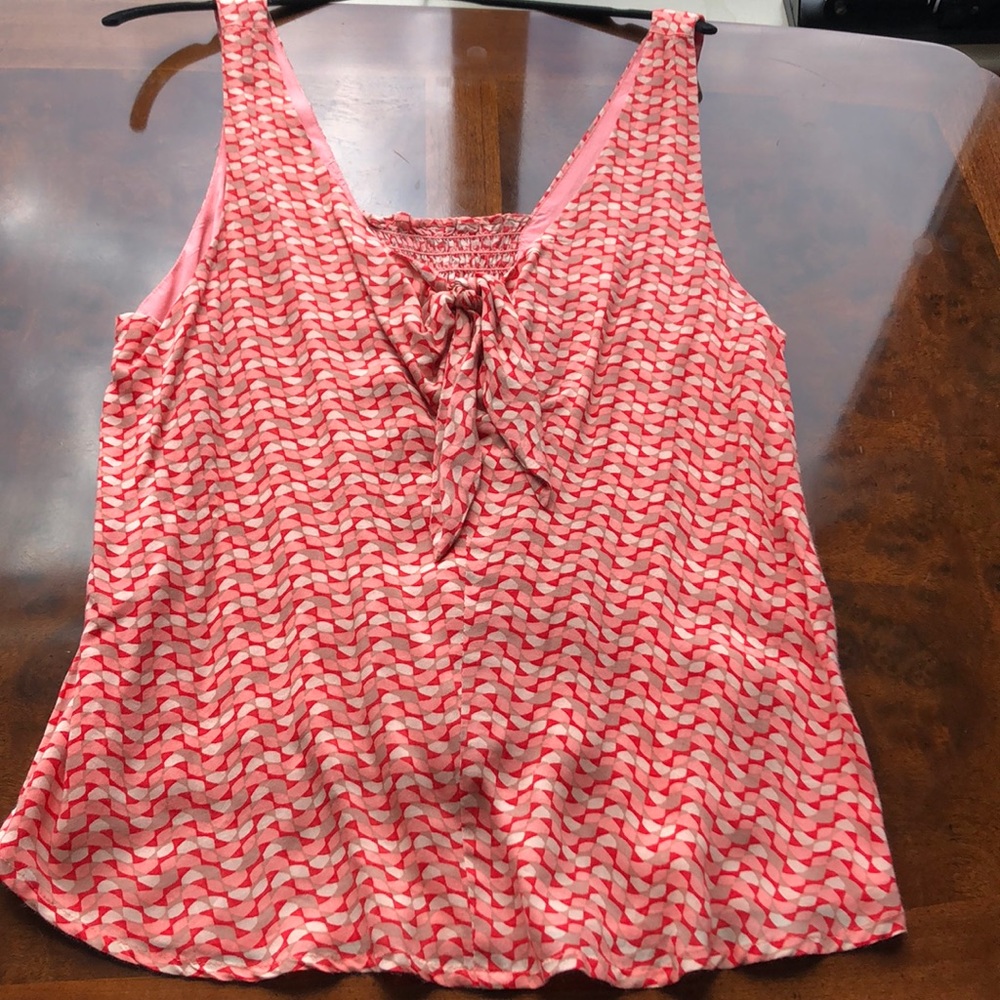 Anthropologie Maeve Verena Tie-Front Blouse
